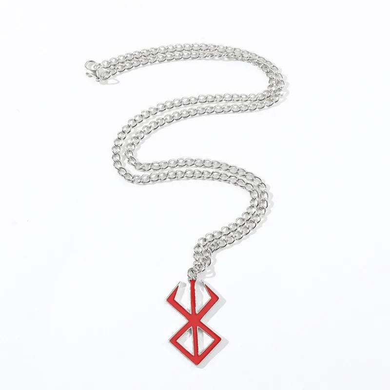 Collier créatif avec symbole Berserker – Pendentif et porte-clés Warrior Lightning