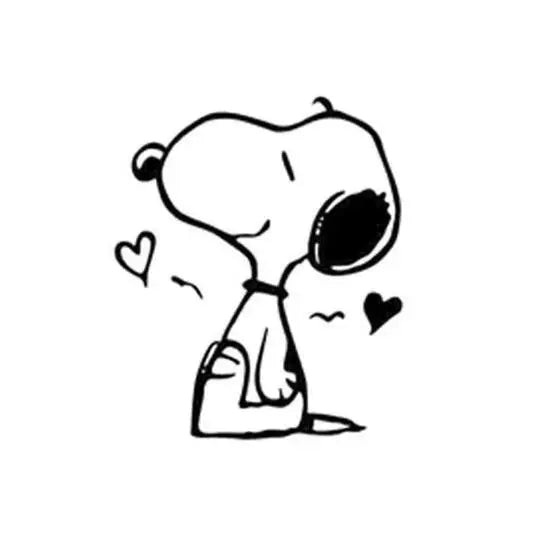 MINISO Cartoon Snoopy Baby Home Decals Wall Stickers For Kids Anime Poster