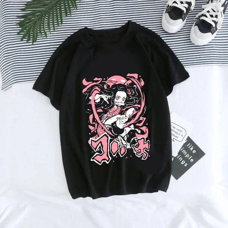 Kimetsu no Yaiba T-Shirt Tanjiro Kamado Anime Graphic Tee