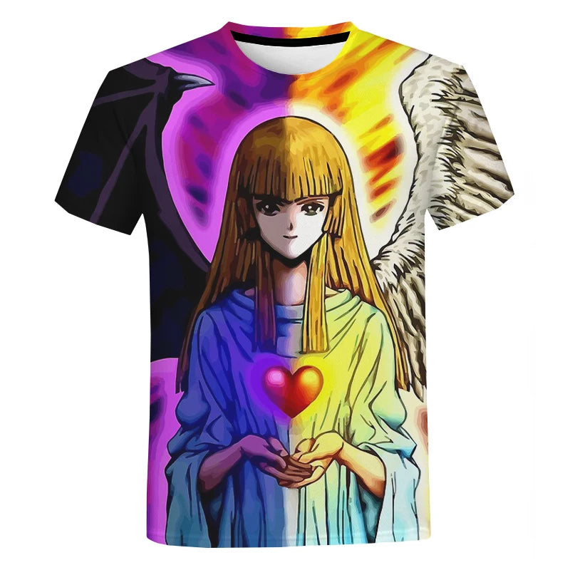 Yu-Gi-Oh Harajuku 3D Print T-Shirt