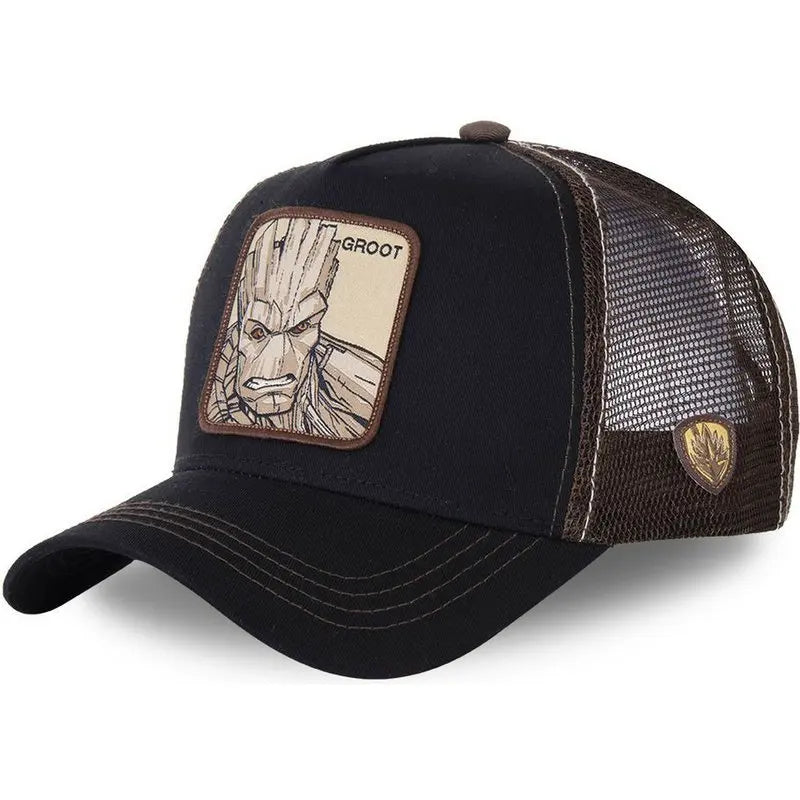 Casquette de baseball Disney Star Wars - The Avengers Groot - Chapeau à visière d'été réglable pour femme et unisexe
