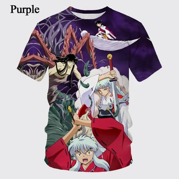 Unisex Inuyasha T-Shirt Anime