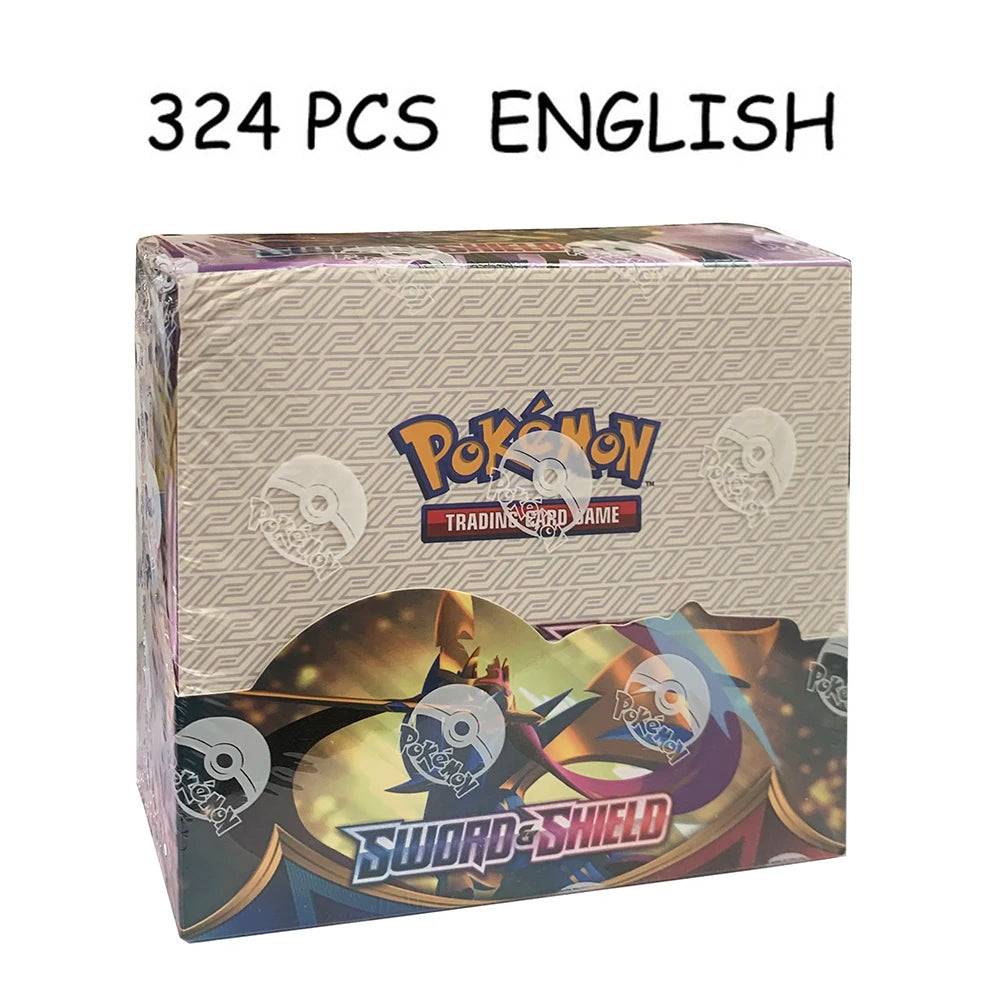 324/360 PCS Pokemon Karten 151 Surging Sparks Stellar Crown Deck Box Pikachu Englisch Karte Spielzeug