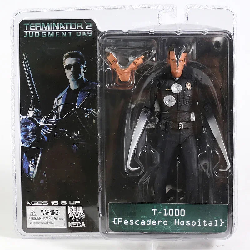 NECA Terminator 2 Arnold Schwarzenegger PVC Actionfigur Sammlermodell Spielzeug 7" 18cm