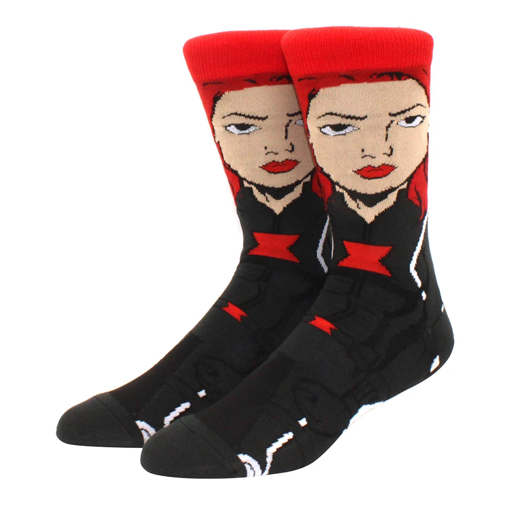 1 Pair New Anime Movie Socks – Cotton Crew, Role-Playing Calf Socks