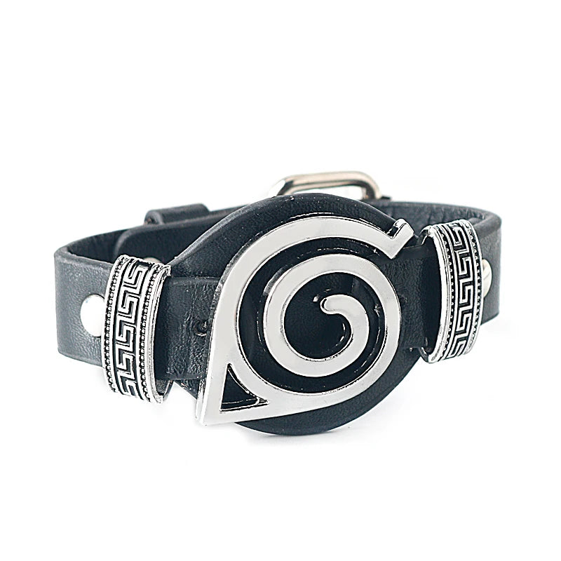 Attack on Titan Lederarmband – Wings of Liberty Armband mit Gürtelschnalle, Anime Schmuck