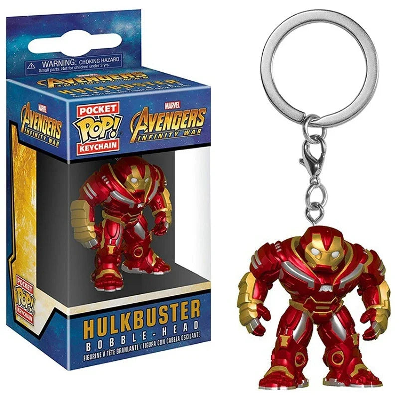 Funko POP Schlüsselanhänger Endgame Captain Venom Deadpool Iron Man Schlüsselanhänger Actionfiguren Spielzeug