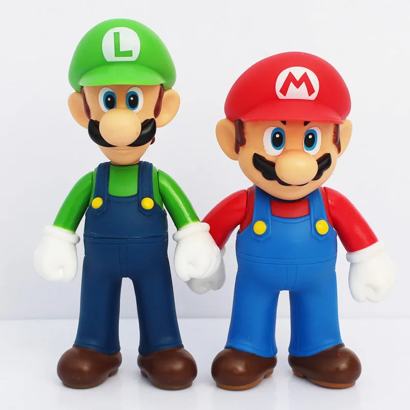 Super Mario Actionfiguren – Luigi, Peach, Bowser, Yoshi und Wario Spielzeugset