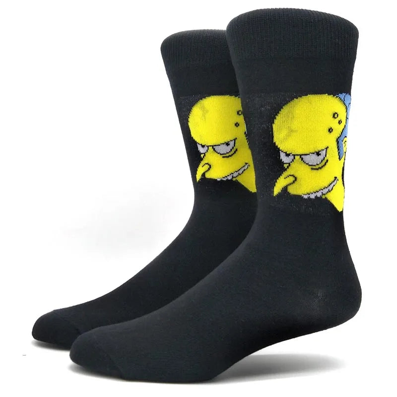 1 Pair Anime Movie Cotton Crew Socks – Role-Playing Calf Socks