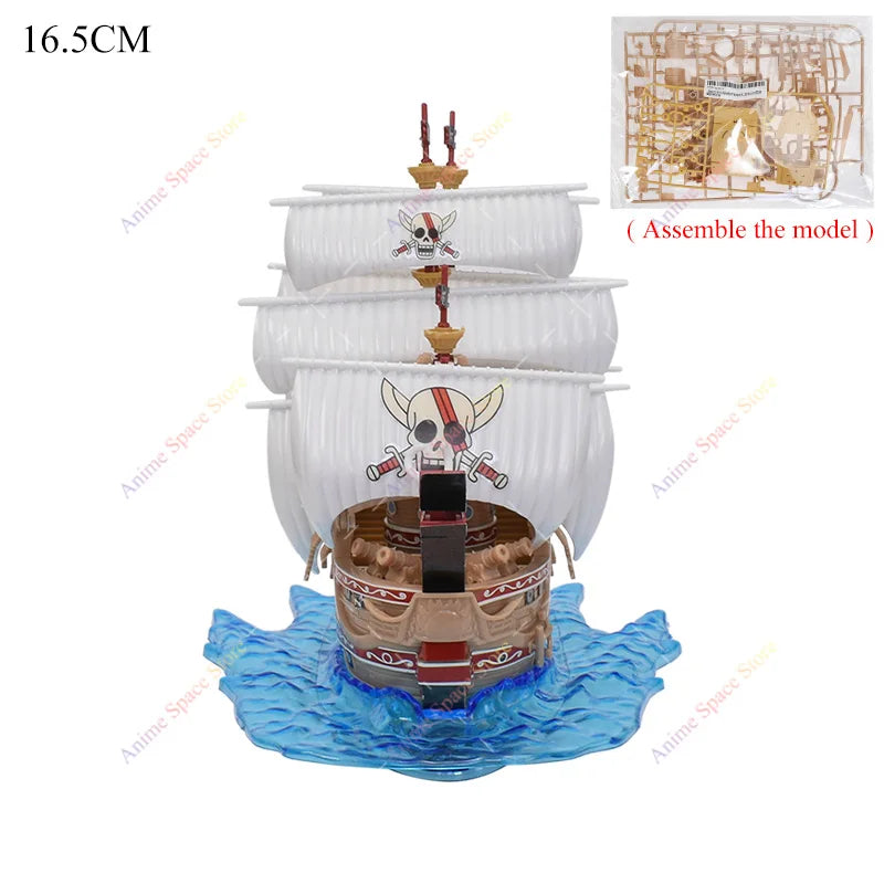 18cm Anime One Piece Figur Piratenschiff Spielzeug Actionfiguren