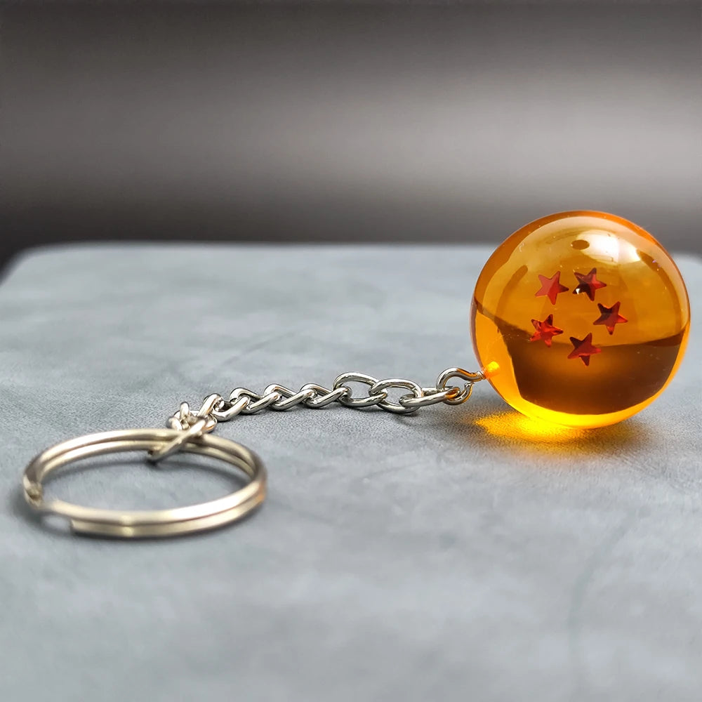 Anime Dragon Ball Keychain Fashion Jewellery Action Figures PVC Key Ring Bag Pendant