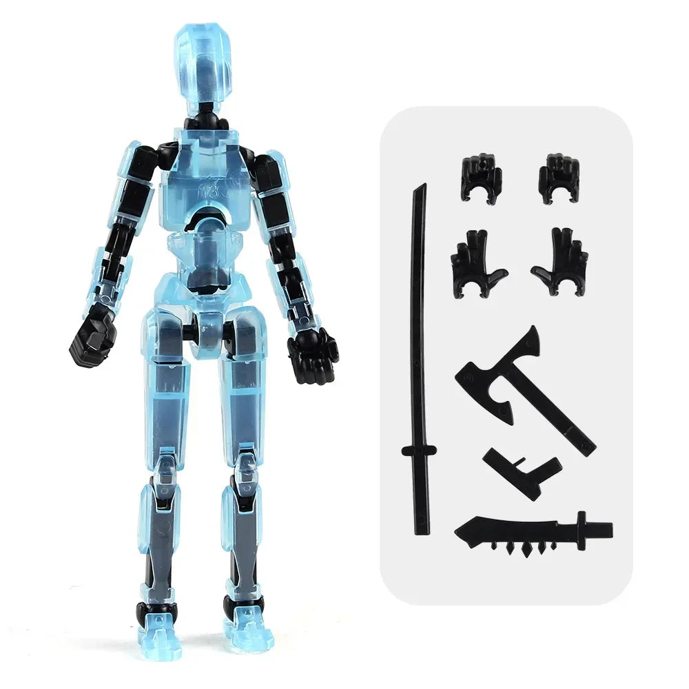DIY leuchtender T13 Shapeshift-Roboter und Hund – 3D-gedruckte bewegliche Actionfiguren