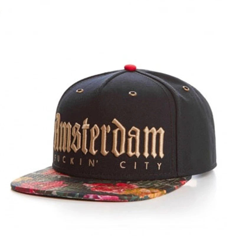 PANGKB Difuzed Cartoon Big Eyes Cookie Bite Snapback-Mütze – Verstellbare Outdoor-Sportkappe