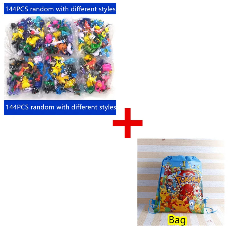 144 stil Pokemon Figur Spielzeug Anime Action Figur Modell Dekoration Sammeln Spielzeug