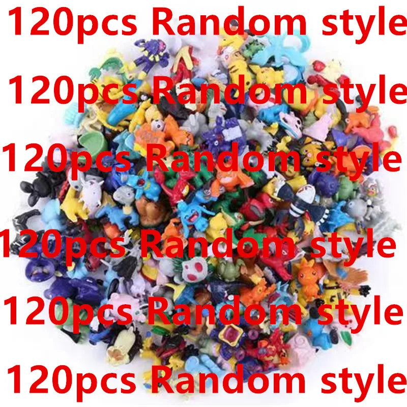 1-144 PCS Pokémon Gift Box – Christmas Action Figure Set with Genuine Pikachu & More Toys for Kids