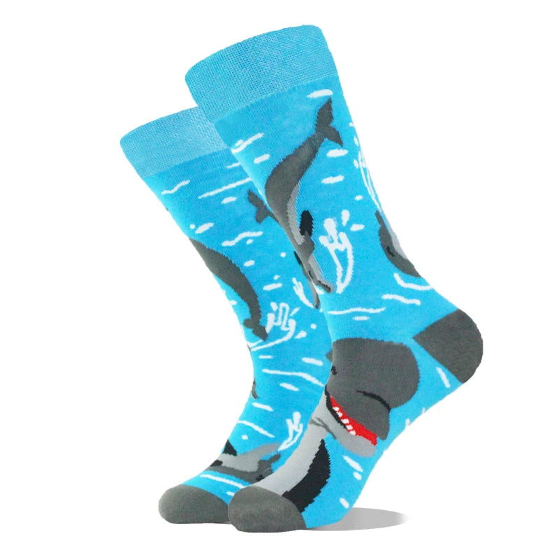 AB Happy Cotton Chaussettes amusantes Panda Duck Crazy Design Sokken