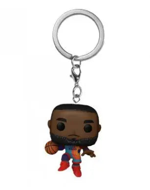 Funko pop LeBron James NBA star keychain PVC Action Figure Toys