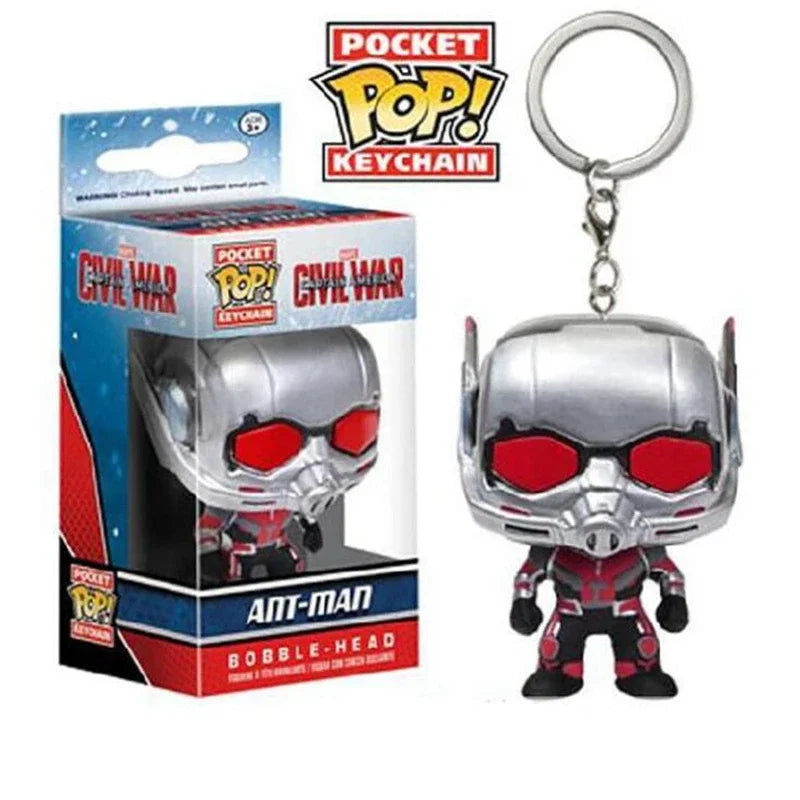 Funko POP Schlüsselanhänger Endgame Captain Venom Deadpool Iron Man Schlüsselanhänger Actionfiguren Spielzeug