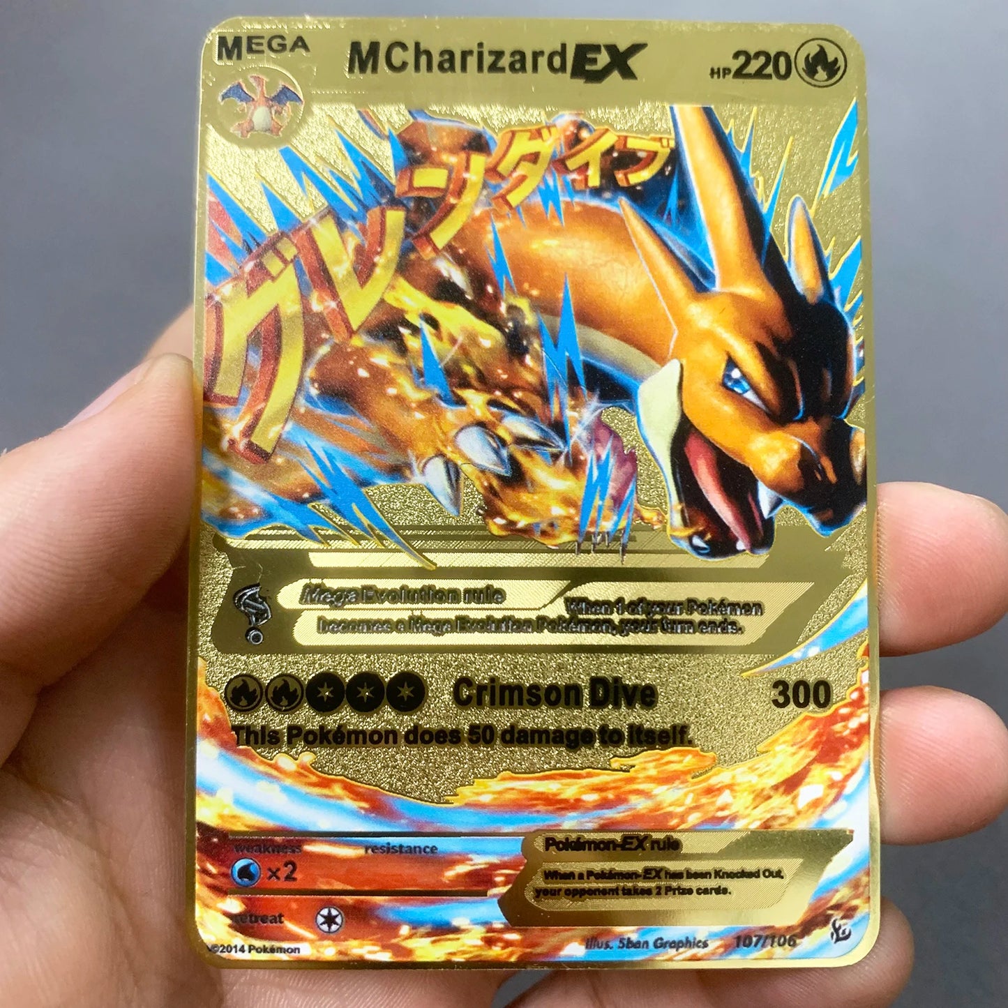 Pokemon Metall Karte 10000 Punkte Arceus Charizard Raichu Super Karte Goldene Englisch Anime Sammlung Karten