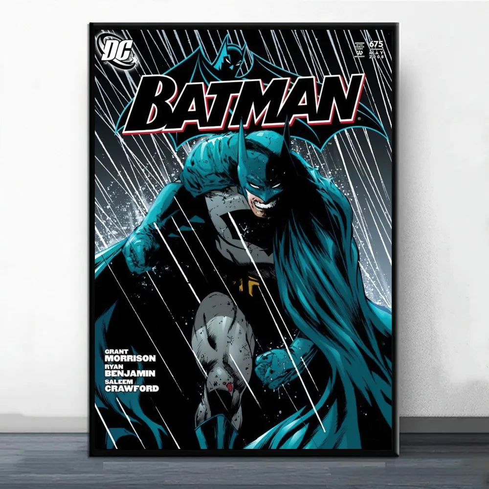 Beast Kingdom Batman Poster Painting Wall Pictures Decor Sticker