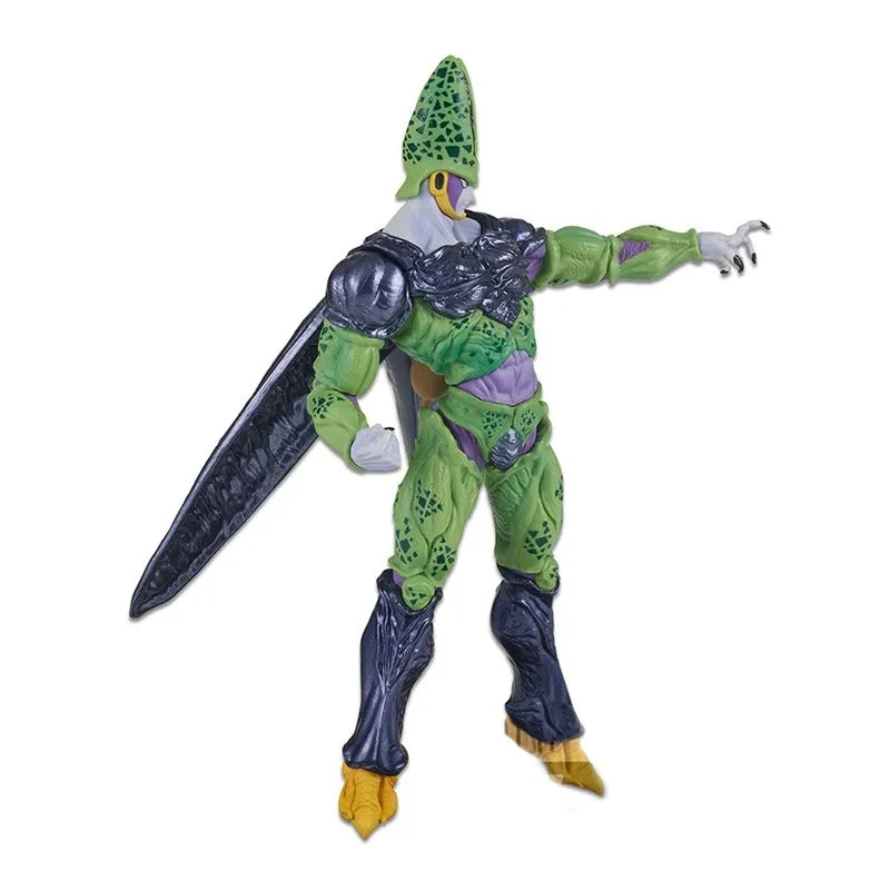 22 cm große Dragon Ball Z Cell-Actionfigur – PVC-Sammelmodell | Anime-Ornamente und Spielzeug
