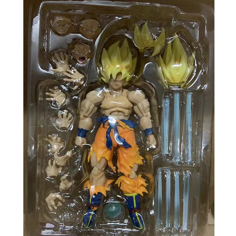 SHF Dragon Ball Z Son Goku Actionfigur - 17 cm Super Saiyajin Kakarotto PVC Sammlerstück Anime Modell Spielzeug