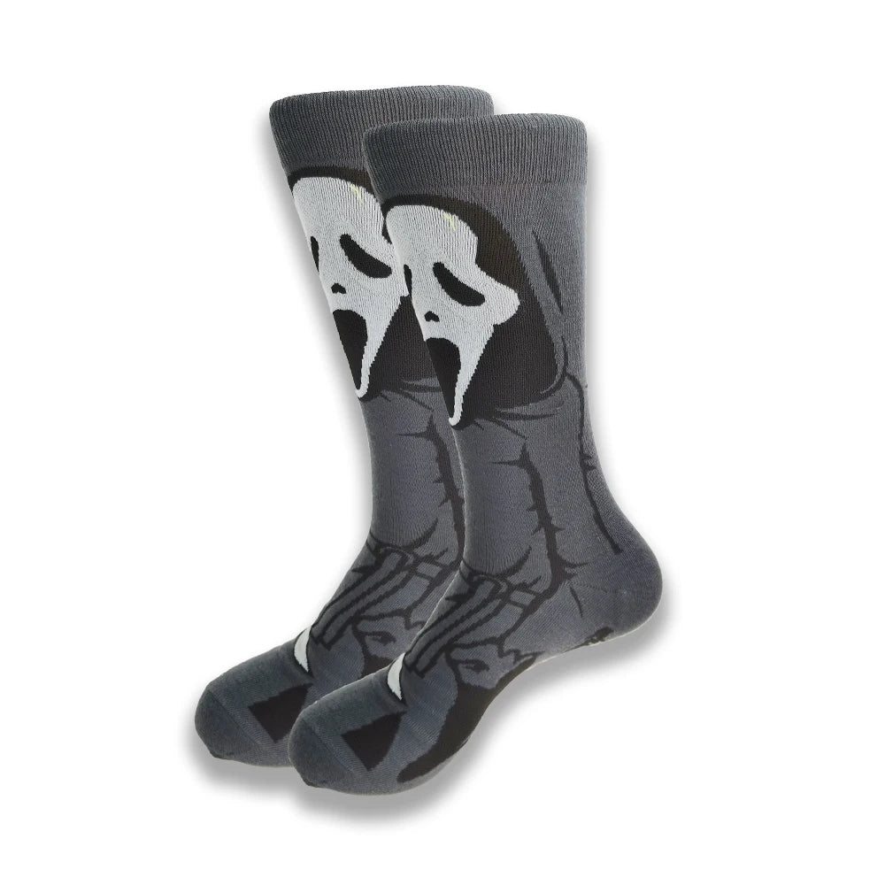 Neue lustige Cartoon-Anime-Socken – 200-Nadel-Baumwolle, atmungsaktiver Hip-Hop-Stil für Männer und Frauen