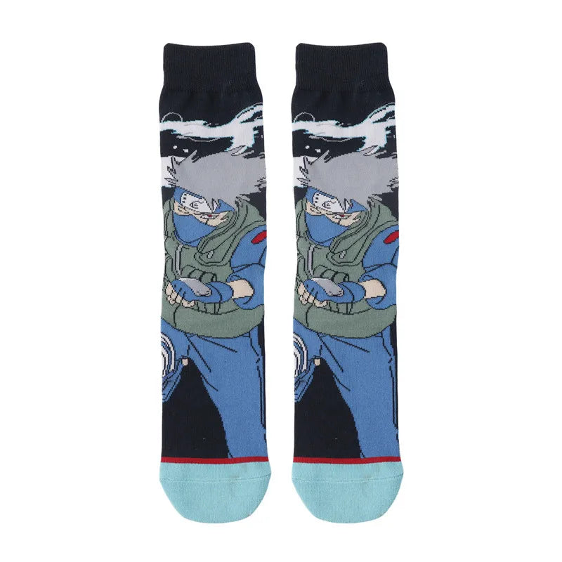 Socken mit Anime-Cartoon-Charakteren für Herren – Cosplay-Skateboard-Stil
