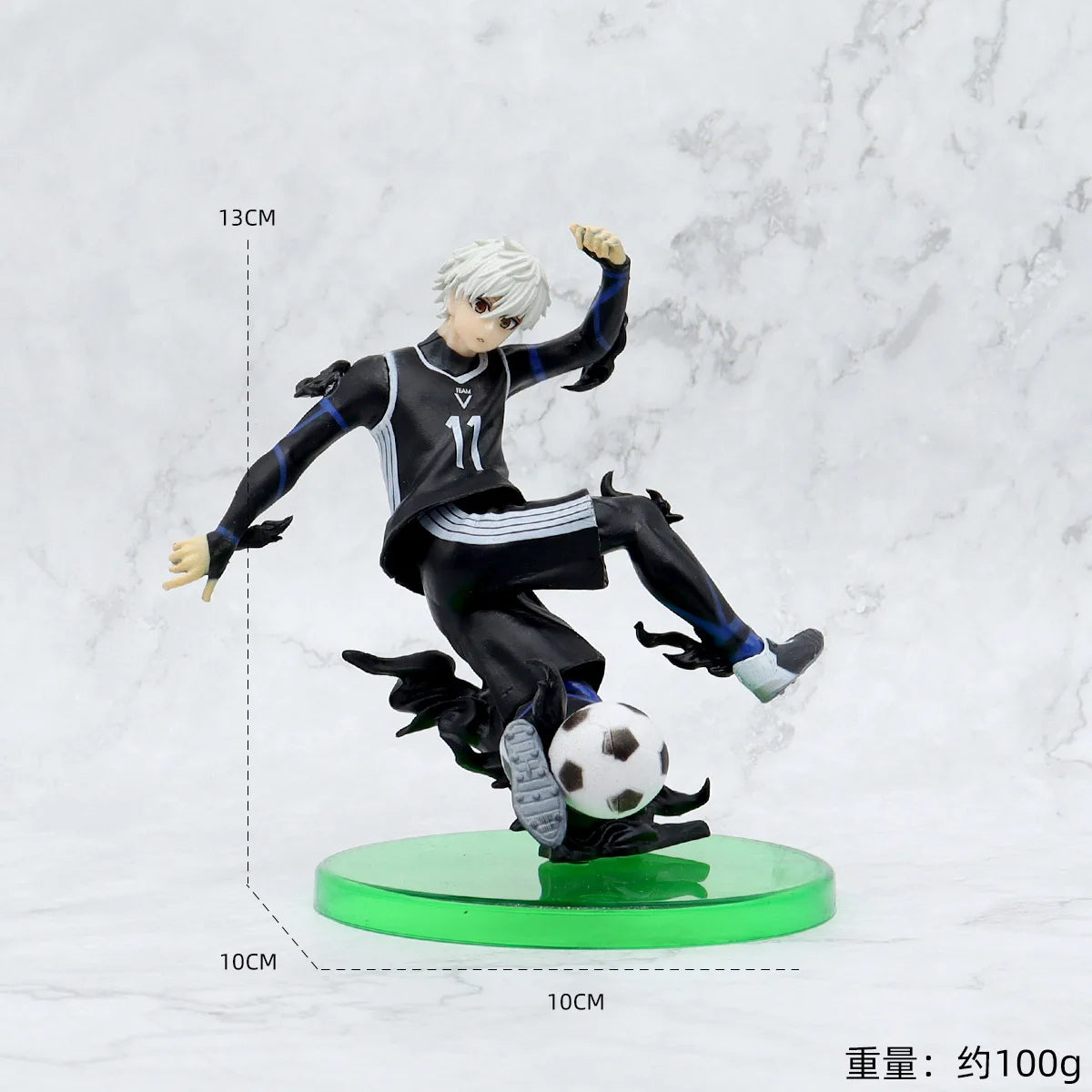 Blue Lock Anime-Figuren – Isagi Yoichi, Bachira Meguru, Nagi Seishiro und Mikage Reo, PVC-Modell, Raumdekoration und Geburtstagsgeschenk