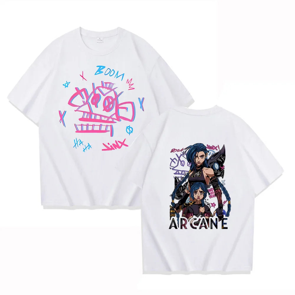 Jinx Arcane Cotton T-Shirt for Women & Men