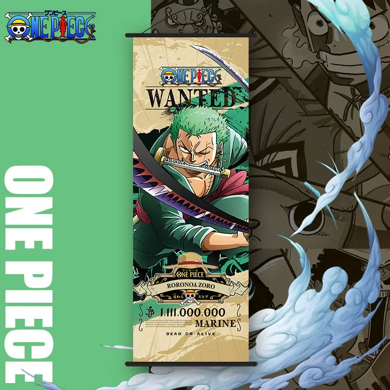 Bandai One Piece Poster Wallpaper Decoration Scroll Poster 25*70cm