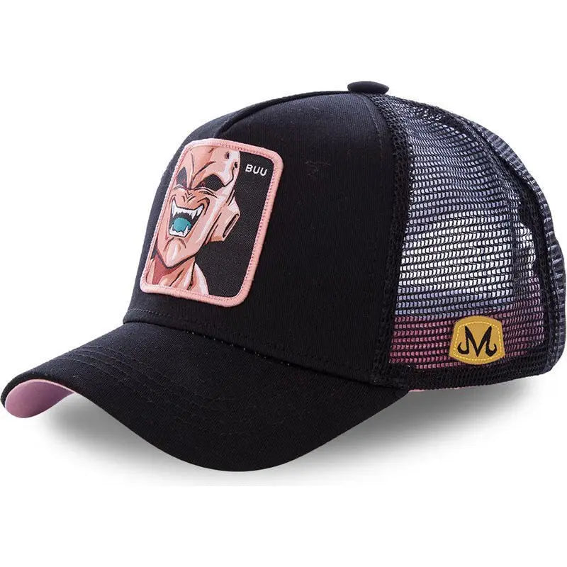 Hochwertige Dragon Ball Z Son Goku Baseballkappe – verstellbare Trucker-Mütze aus Baumwolle für Männer und Frauen