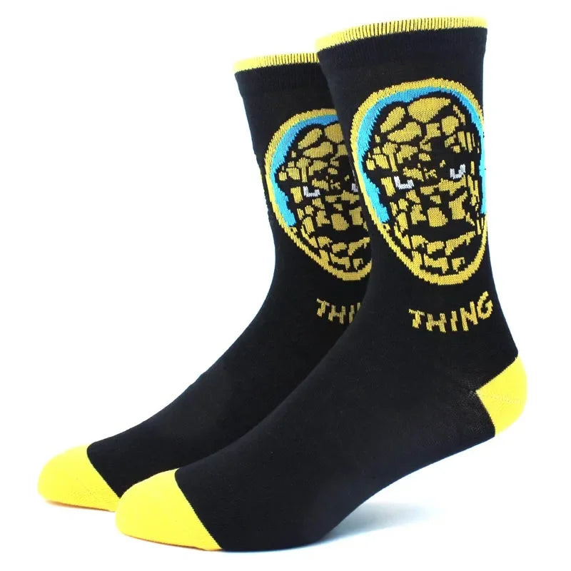 Modische Anime-Socken – Lustiger Hip-Hop-Stil mit hochwertigen Cartoon-Mustern