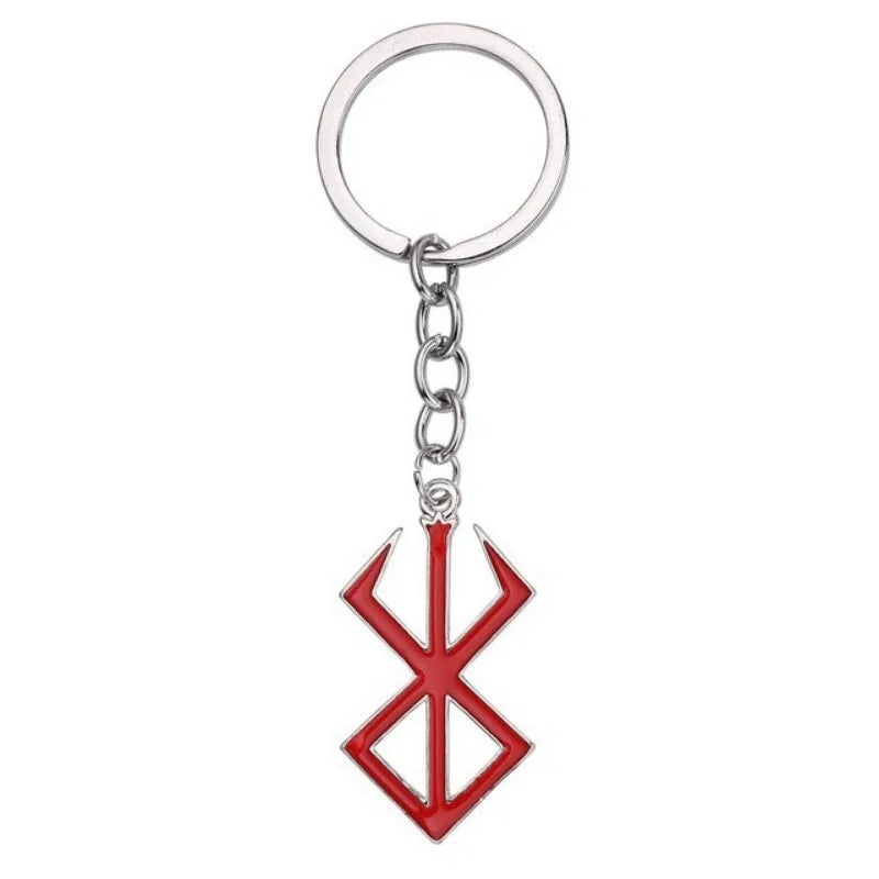 Collier créatif avec symbole Berserker – Pendentif et porte-clés Warrior Lightning