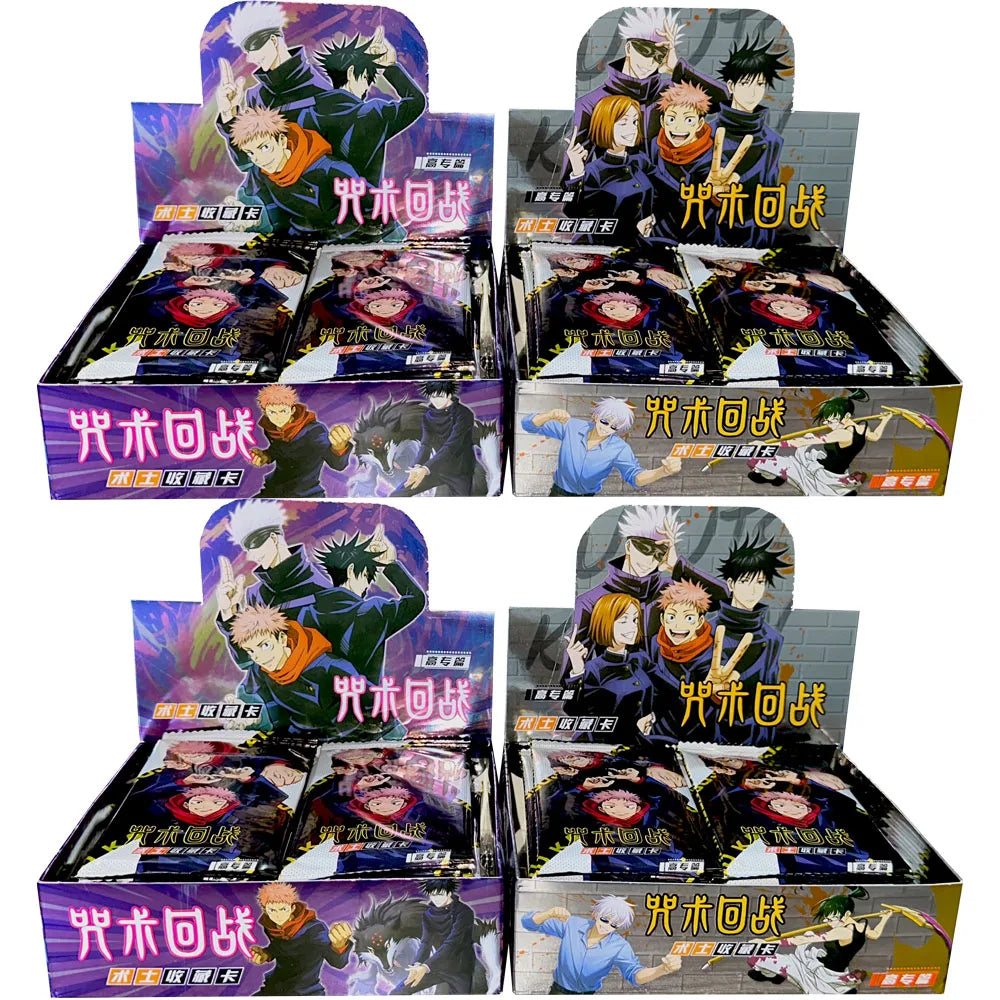 New Jujutsu Kaisen Collection Cards Japanese Anime Booster Box