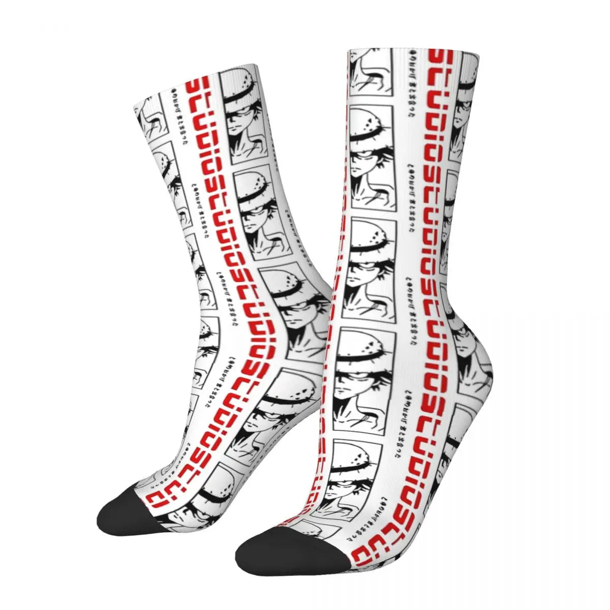 One Piece Anime Socken – Lustige Luffy Polyesterstrümpfe