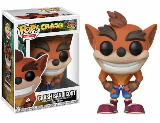 Funko pop Crash Bandicoot 273# Vinyl Action Figures Collection Model Toys