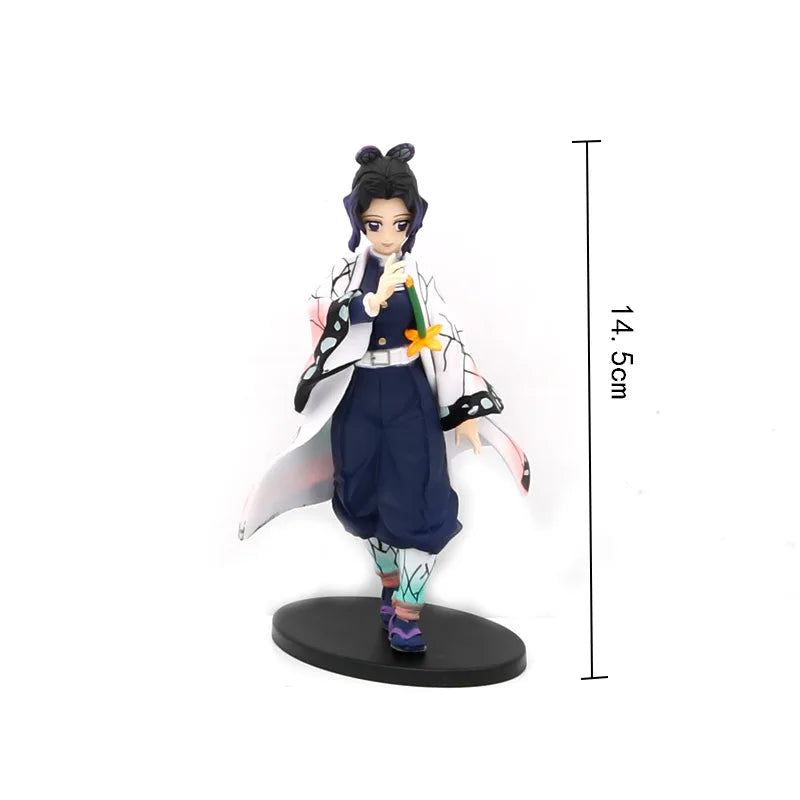 Anime Demon Slayer Figur Kamado Tanjirou Nezuko Actionfiguren Modell Figur