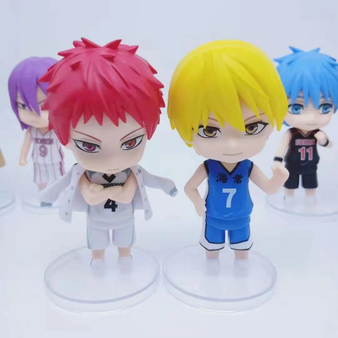 Figurine de basket-ball de Kuroko – Kuroko Tetsuya et Kagami Taiga en PVC et collection d'équipe