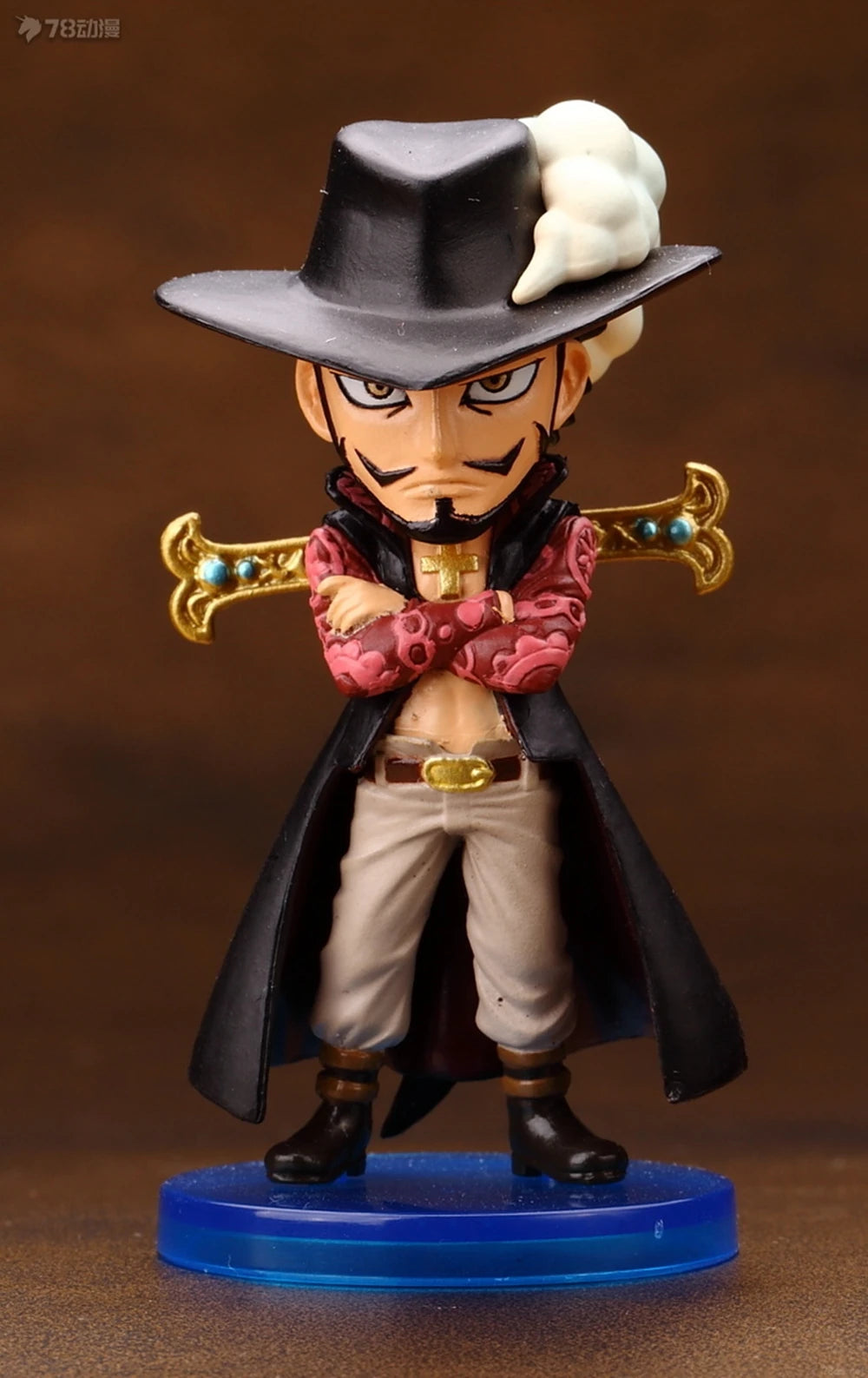 8Pcs Anime One Piece Oka Shichibukai Figur Donquixote Doflamingo Marshall D