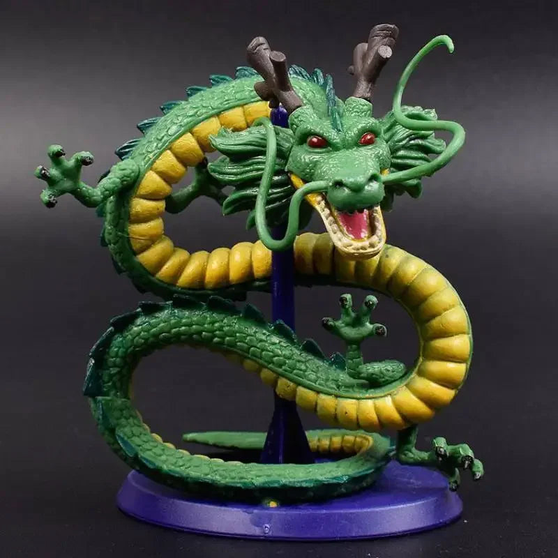 12 cm große Dragon Ball Cyan Shenron Figur – handgefertigtes Anime-Modellspielzeug und Geburtstagsdekorationsgeschenk