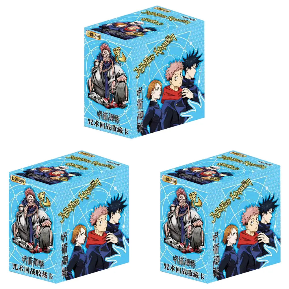 New Jujutsu Kaisen Collection Cards Japanese Anime Booster Box