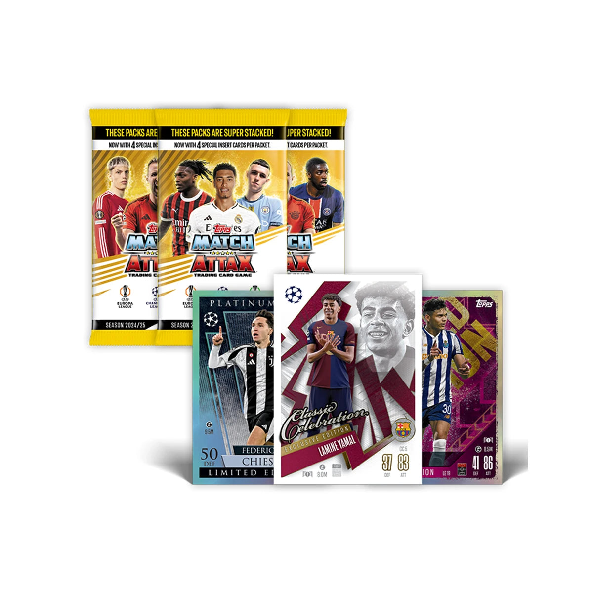 Panini 2024–25 Fußballstar-Karte, TOPPS MATCH ATTAX, Fußballstar-Kollektion