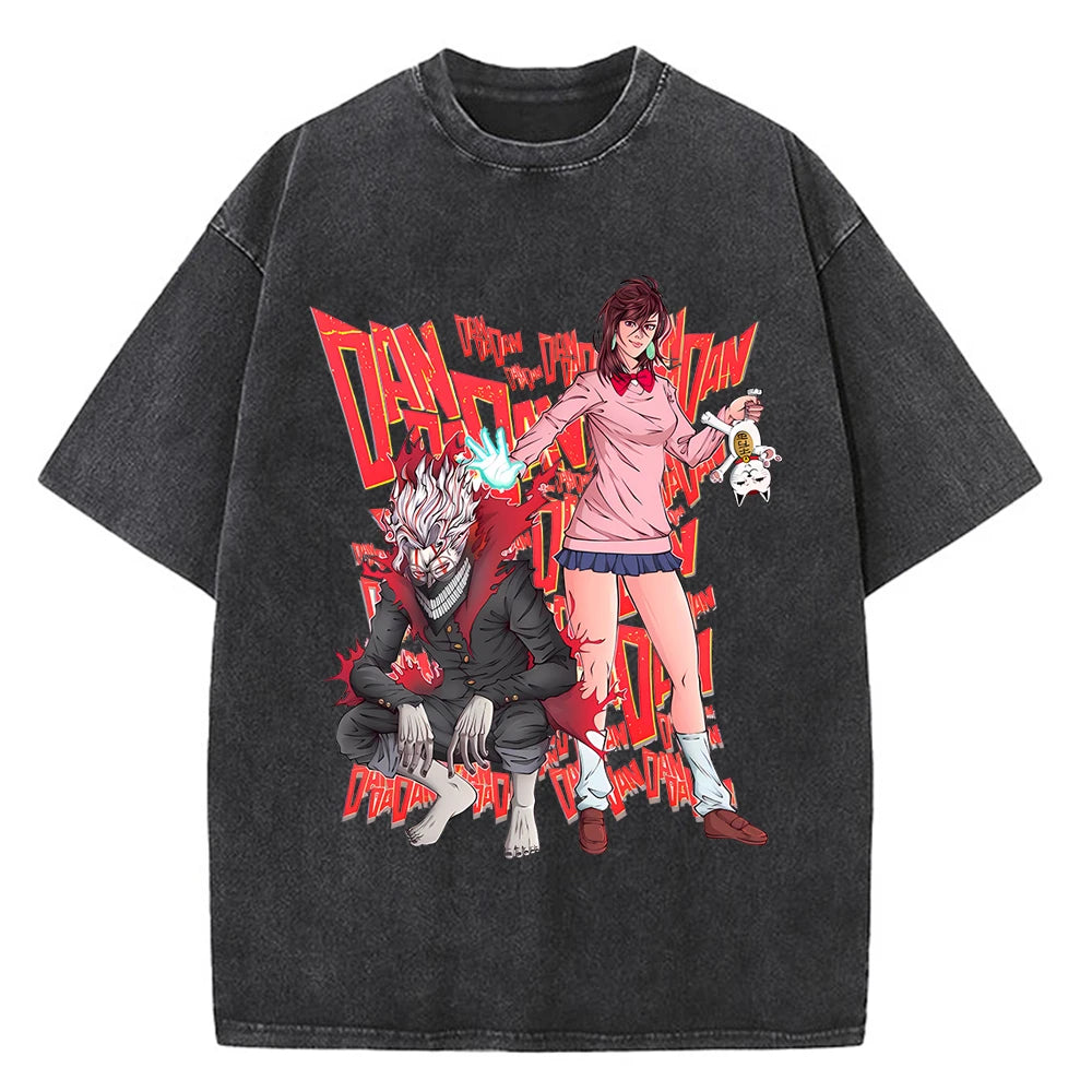 Dandadan Okarun Anime T-Shirt – Aesthetic Fashion Cotton Tee for Men