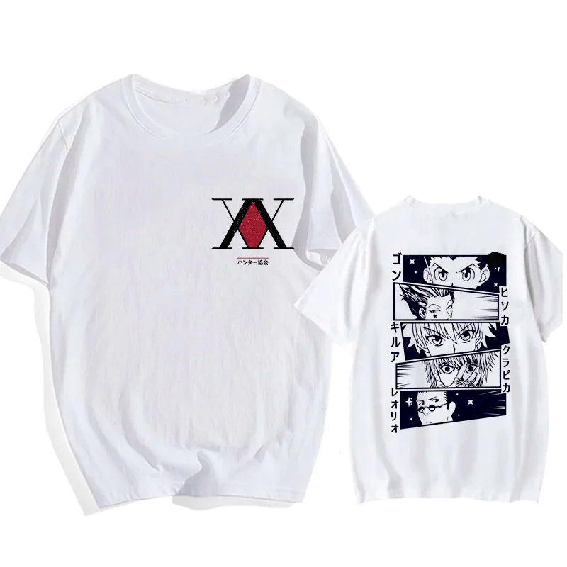 Kawaii Hisoka & Killua T-Shirt Hunter X Hunter Devil Eye Cartoon Anime Tee