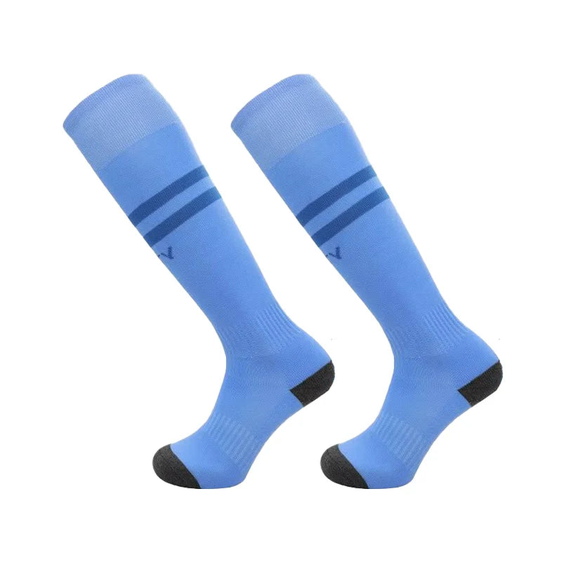 Europäische Fußball-Clubsocken für die Saison 23–24 – Kniehohe Sportsocken für Kinder und Erwachsene