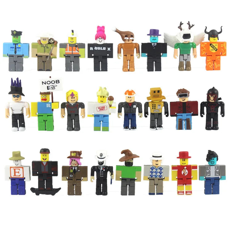 24 Roblox-Spielfiguren – Schreibtischdekoration und Spielzeug | Geburtstagsgeschenke für Kinder