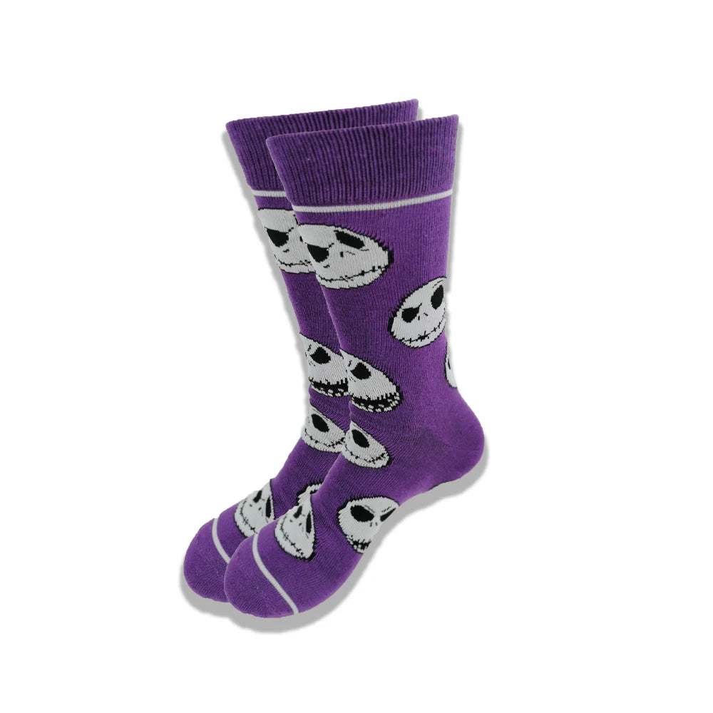 Lustige Socken mit Cartoon-Anime-Motiv – Hip-Hop-Aufdruck, originelle und bequeme Unisex-Skateboard-Crew-Socken