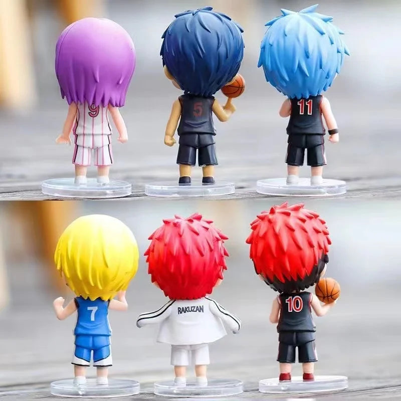Figurine de basket-ball de Kuroko – Kuroko Tetsuya et Kagami Taiga en PVC et collection d'équipe