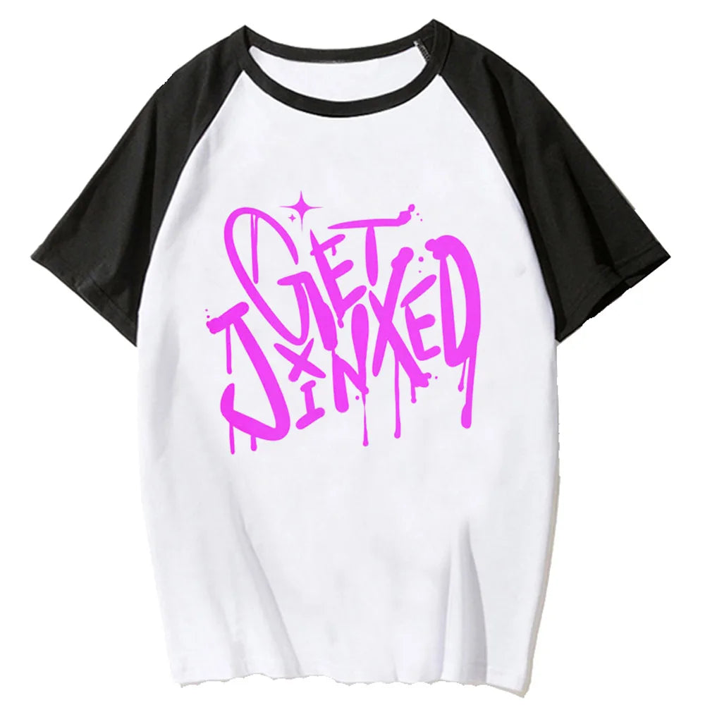 T-shirt animé Jinx Harajuku